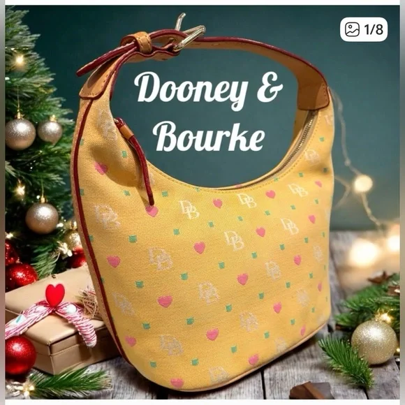 Dooney & Burke Y2K Vintage Bucket Bag with Coin Purse 💛 - Picture 9 of 14